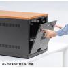 「サンワサプライ 小型機器収納ボックス CP-KBOX5BK 1台（直送品）」の商品サムネイル画像4枚目