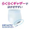 「アテント 大人用おむつ うす型さらさらパンツ通気性プラス男女共用 大容量 2回 L-LLサイズ 28枚:（1パック×28枚入）エリエール 大王製紙」の商品サムネイル画像4枚目