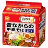 「袋麺 マルちゃん 昔ながらの中華そば しょうゆ（醤油）味 1セット（5食パック×1） ノンフライ麺」の商品サムネイル画像1枚目