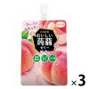 「たらみ　おいしい蒟蒻ゼリーピーチ味　150g　1セット（3個）」の商品サムネイル画像1枚目