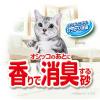 「デオサンド 猫砂 鉱物 オシッコのあとに香りで消臭する砂 ナチュラルグリーン 5L 1袋 ユニ・チャーム」の商品サムネイル画像2枚目