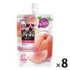 「ぷるんと蒟蒻ゼリー　ピーチ　1セット（1個（130g）×8）　オリヒロ　こんにゃくゼリー　パウチタイプ」の商品サムネイル画像1枚目
