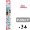 「歯ブラシ 子供 こどもハブラシ 6〜12才用 まめゴマ 1セット（3本）ライオン」の商品サムネイル画像1枚目