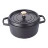 「ストウブ Staub ピコ ココット ラウンド ブラック 22cm 1個 両手 鋳物 ホーロー 無水鍋 オーブン・IH対応 【日本正規販売品】」の商品サムネイル画像1枚目