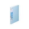「キングジム スキットマン 領収書ファイル A4タテ 24ポケット 背幅28mm 水色 2382Hミス」の商品サムネイル画像1枚目