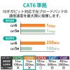 「LANケーブル 1m cat6準拠 爪折れ防止 ギガビット やわらか より線 ブルー LD-GPYT/BU10 エレコム 1個」の商品サムネイル画像3枚目