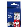 「ピータッチ テープ スタンダード 幅12mm スヌーピーホワイトラベル(黒文字) TZe-SW31 1個 ブラザー」の商品サムネイル画像1枚目