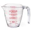 「目盛りが見やすい 計量カップ 200ml メジャーカップ 1個 マーナ」の商品サムネイル画像1枚目