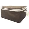 「高さが2倍に変わる 収納袋 衣類・クローゼット用 ブラウン 1個 東和産業」の商品サムネイル画像2枚目