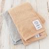 「今治タオル ヘアドライタオル LOHACO lifestyletowel グレー・ベージュ 髪用 2枚セット オリジナル」の商品サムネイル画像1枚目