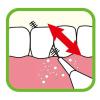 「DENTALPRO（デンタルプロ） 歯間ブラシ（I字型） サイズ4（M） 50本入 デンタルプロ」の商品サムネイル画像4枚目