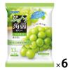 「ぷるんと蒟蒻ゼリー　パウチタイプ マスカット味　6個入×6袋　オリヒロ　栄養補助ゼリー」の商品サムネイル画像1枚目