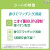 「デオトイレ ふんわり香る 消臭・抗菌シート ナチュラルガーデンの香り 10枚入 6袋 ユニ・チャーム」の商品サムネイル画像5枚目