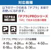 「テプラ TEPRA PRO【純正】テープ マットタイプ 幅12mm ブルー模様ラベル(黒文字) SBM12B 1個 キングジム」の商品サムネイル画像5枚目
