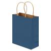 「手提げ紙袋　丸紐　ベーシックカラー　青　SS　1セット（900枚）　スーパーバッグ  オリジナル」の商品サムネイル画像2枚目