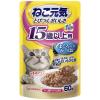 「ねこ元気 15歳以上用 まぐろ入りかつお 60g 12袋 キャットフード ウェット パウチ」の商品サムネイル画像1枚目