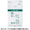 「アスクル　中厚手レジ袋　乳白　45号　530×300×140mm　0.023mm厚　1袋（100枚入）  オリジナル」の商品サムネイル画像4枚目