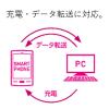 「タブレット・スマホ USBケーブル micro B ホワイト 1.2m 台形コネクタ MPA-AMB2U12WH エレコム 1個」の商品サムネイル画像5枚目