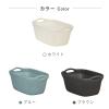 「【アウトレット】CURVER（カーバー） ニットランドリーバスケット 40L ブルー 1個」の商品サムネイル画像8枚目