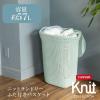 「CURVER（カーバー） ニットランドリー ふた付バスケット ランドリー 57L ブルー 1個」の商品サムネイル画像2枚目