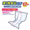 「アテント 大人用おむつ 夜1枚安心パッドテープ用パッド  12回  14枚:（1パック×14枚入）エリエール 大王製紙」の商品サムネイル画像2枚目