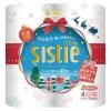 「トイレットペーパー 4ロール入 パルプ ダブル 40m クリネックスシスティ クリスマスデザイン 1パック（4ロール入） 日本製紙クレシア」の商品サムネイル画像2枚目