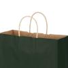 「手提げ紙袋　丸紐　ベーシックカラー　深緑　L　1袋（50枚入）　スーパーバッグ  オリジナル」の商品サムネイル画像3枚目