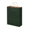 「手提げ紙袋　丸紐　ベーシックカラー　深緑　L　1箱（300枚入：50枚入×6袋）　スーパーバッグ  オリジナル」の商品サムネイル画像2枚目