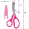 「プラス　はさみ　フィットカットカーブジュニア　ピンク　SC-145MF　子供用　34671」の商品サムネイル画像2枚目