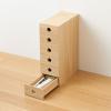 「無印良品 木製小物収納6段 約幅8.4ｘ奥行17ｘ高さ25.2cm 良品計画」の商品サムネイル画像7枚目