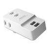 「多摩電子工業 ACタップ 2P式/AC3個口 USB×2ポート ホワイト TSK05UW 1個」の商品サムネイル画像2枚目