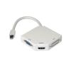 「Vodaview 変換アダプタ miniDisplayport to HDMI/VGA/DVI VV-MDP-HVD-W-DO」の商品サムネイル画像1枚目