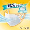 「超快適マスク 息ムレクリアタイプ ふつう　プリーツ　3層式　不織布　1セット（18枚：6枚入×3袋） ユニ・チャーム　日本製」の商品サムネイル画像3枚目