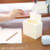 「リビガク ちょいバコ 卓上 ゴミ箱 ワンタッチで開く アイボリー LV-4672-I ソニック」の商品サムネイル画像3枚目