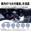 「シャープ プラズマクラスターイオン発生機 IG-NX15-W ホワイト 車載対応タイプ」の商品サムネイル画像5枚目