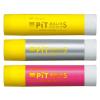 「スティックのり　PIT　消えいろピットSネオンイエロー　乾くと色が消える　3種アソートパック　HCB-313X　1パック（3本入）　トンボ鉛筆」の商品サムネイル画像1枚目