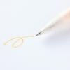 「【SALE】 無印良品 さらさら描けるゲルインキボールペン ノック式 0.5mm 黄色 1セット（4本） 良品計画」の商品サムネイル画像3枚目