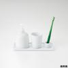 「無印良品 白磁歯ブラシスタンド 1本用 約直径4×高さ3cm 2個 良品計画」の商品サムネイル画像2枚目