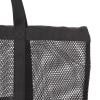 「メッシュBIGトートバッグ ブラック LAKOLE/ラコレ」の商品サムネイル画像6枚目