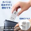 「トップランド 電源タップ 2個口 USBーA充電ポート(2個口)付 2.4A 雷ガード 抗菌 STPP300-GR 1個」の商品サムネイル画像3枚目
