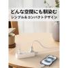 「トップランド 延長コード 電源タップ 2m 2個口 USBーA+C充電付 PD対応 両面挿し TPD40-WT 1個」の商品サムネイル画像2枚目
