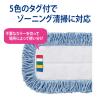 「プロテック　スレンダーラーグF45（タグ付）マイクロファイバー スレンダーモップ45 取替えスペア JSダスターモップF45スペア」の商品サムネイル画像9枚目