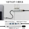 「ドッキングステーション タイプC ハブ HDMI 画面オンオフスイッチ USBハブ DST-S060BPSV エレコム 1個」の商品サムネイル画像4枚目