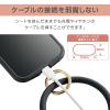 「スマホストラップ 手首 ハンド シリコンハンド(丸型) 落下防止 ＆me ブラック P-STHSI2BK エレコム 1個」の商品サムネイル画像7枚目