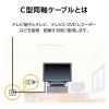 「DXアンテナ テレビアンテナケーブル 10m F字プラグL字プラグ 2K 4K 8K ホワイト EC-4W10FLWH(H) 1個」の商品サムネイル画像3枚目