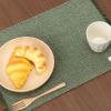 「シャンブレー織りランチョンマット グリーン studio CLIP」の商品サムネイル画像3枚目