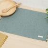 「シャンブレー織りランチョンマット ライトブルー studio CLIP」の商品サムネイル画像3枚目