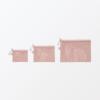 「無印良品 ポリエステルダブルファスナーケース ピンク Ｓ 約１０×１３．５ｃｍ 良品計画」の商品サムネイル画像6枚目