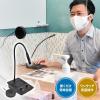 「マイク＆スピーカーシステム 双方向通信 「窓口業務マイク＆スピーカー」 S-CMS21B 1台 サンコー」の商品サムネイル画像2枚目