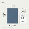 「リヒトラブ ソフィーチェノート A5 スレートブルー リーフ30枚 N3203-11 1冊」の商品サムネイル画像2枚目